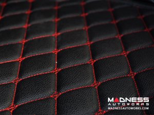 Jeep Compass Floor Liner Set - Black w/ Red Stitching Jeep Compass Floor Liner Set - Black w/ Red Stitching